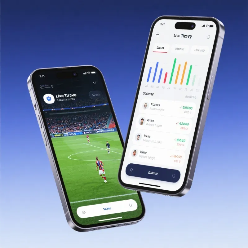 五大联赛 App 界面展示